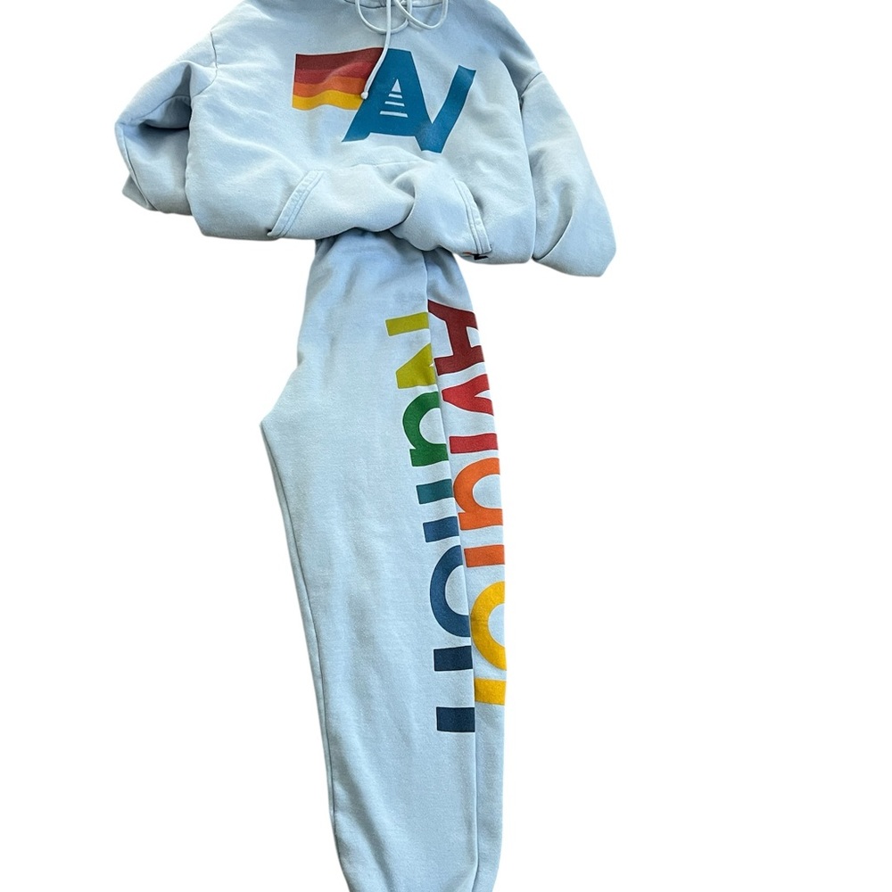 Aviator Nation Multicolor Logo Joggers